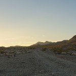 A 100-degree sunset in the Mojave